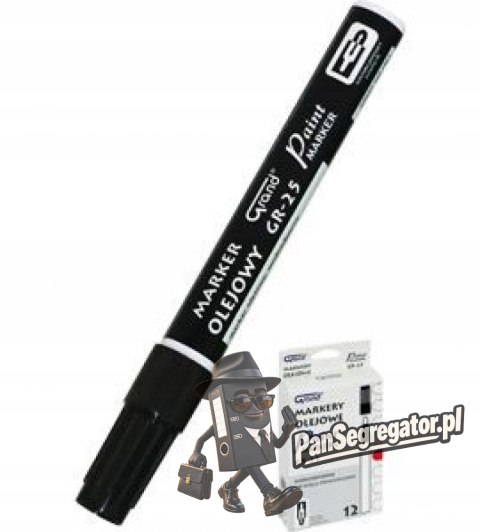 Marker olejowy GR-25 czarny GRAND