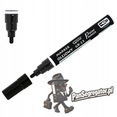 Marker olejowy GR-25 czarny GRAND