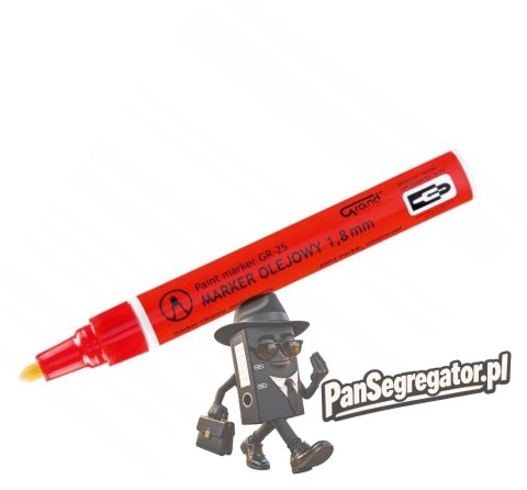 Marker olejowy GR-25 czerwony GRAND