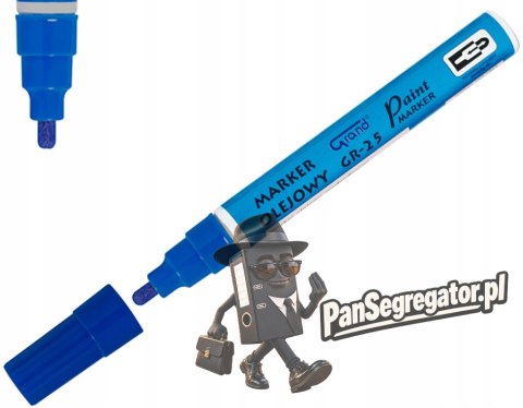 Marker olejowy GR-25 niebieski GRAND