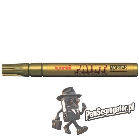 Marker olejowy PX-20 błyszczący złoty UNI