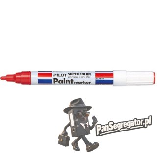 Marker olejowy PILOT grubość M czerwony PISC-PMR