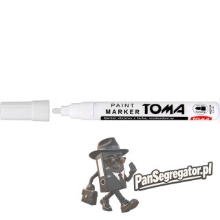 Marker olejowy TO-440 grubość 2.5mm biały TOMA