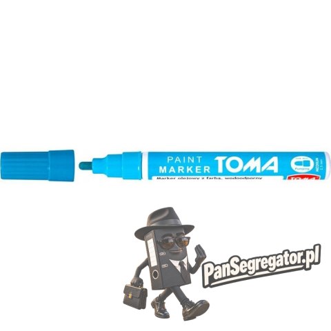 Marker olejowy TO-440 grubość 2.5mm jasnoniebieski TOMA