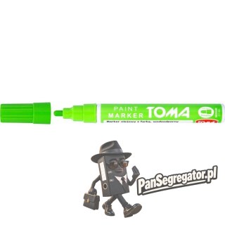 Marker olejowy TO-440 grubość 2.5mm jasnozielony TOMA