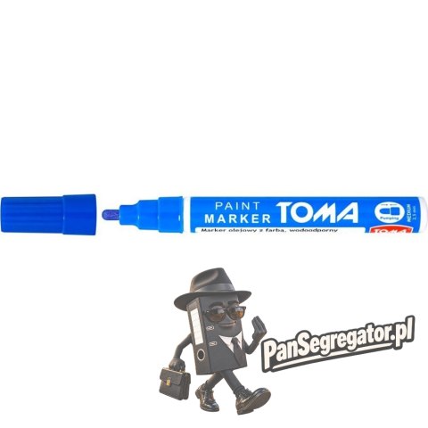 Marker olejowy TO-440 grubość 2.5mm niebieski TOMA