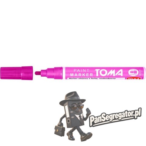 Marker olejowy TO-440 grubość 2.5mm różowy TOMA