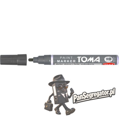 Marker olejowy TO-440 grubość 2.5mm szary TOMA