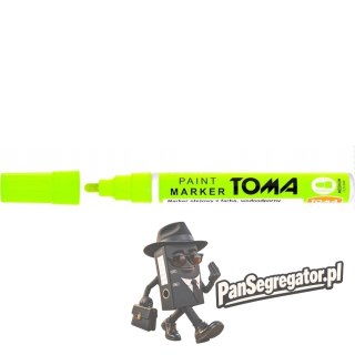 Marker olejowy TO-440 grubość 2.5mm zielony neon TOMA