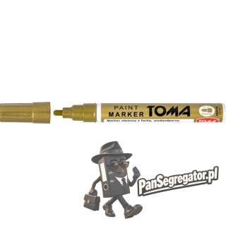 Marker olejowy TO-440 grubość 2.5mm złoty TOMA