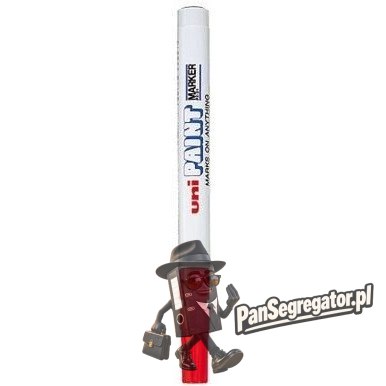 Marker olejowy UNI PX-21 czerwony UNPX21/DCE