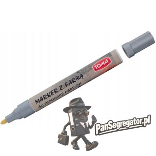 Marker olejowy do nagrobków srebrny 2.3mm TO-448 TOMA