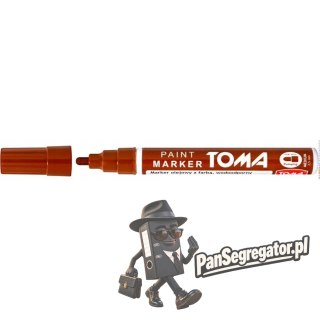 Marker olejowy grubość 2.5mm brązowy TO-440 TOMA