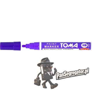 Marker olejowy grubość 2.5mm fioletowy TO-440 TOMA