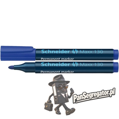 Marker perm.Maxx 130 okągły niebieski 113003 SCHNEIDER