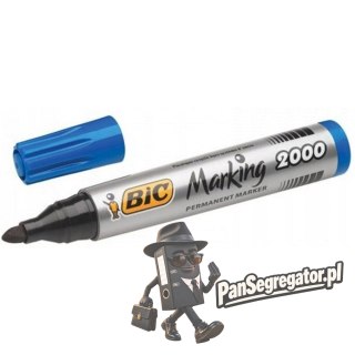 Marker permanentny 2000 niebieski BIC ECO okrągła końcówka 8209143