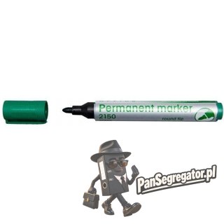 Marker permanentny 2150 zielony 110168 okrągła końcówka D.RECT