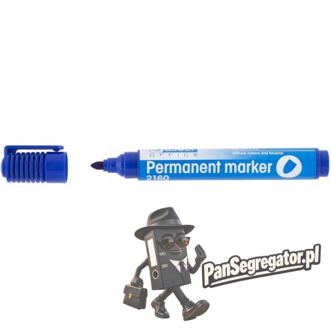 Marker permanentny 2160 niebieski okrągła końcówka 101113 D.RECT