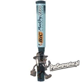 Marker permanentny BIC 2300 niebieski ścięta końcówka 820925