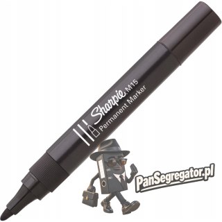 Marker permanentny M15 okrągły czarny SHARPIE S0192584