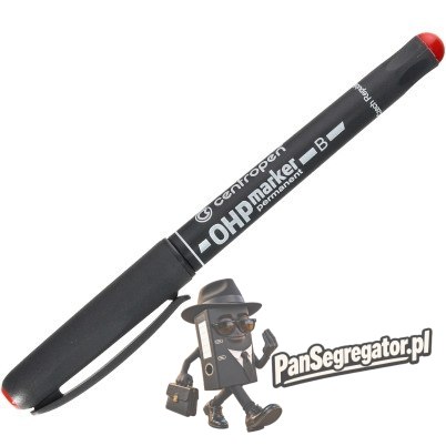 Marker permanentny OHP 1-3mm czerwony 2638 CENTROPEN