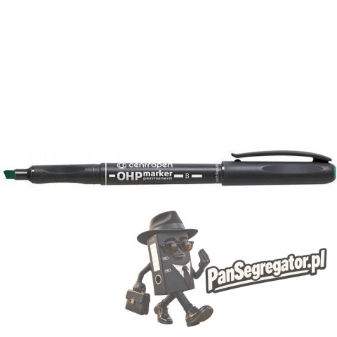 Marker permanentny OHP 1-3mm zielony 2638 CENTROPEN