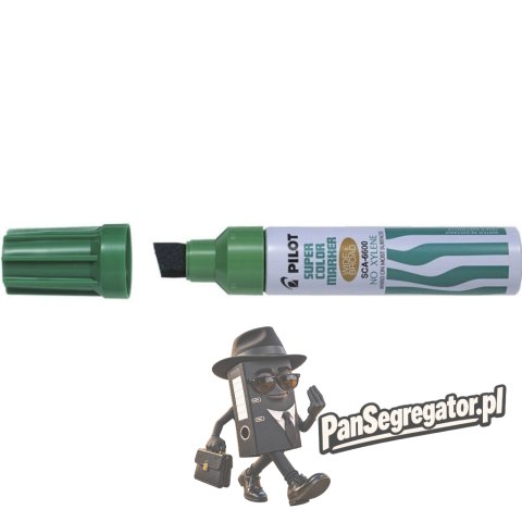 Marker permanentny PILOT JUMBO zielony PISC-66G