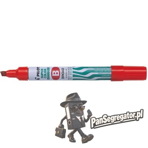 Marker permanentny PILOT SCA-B czerwony PISC-B R