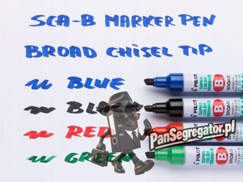 Marker permanentny PILOT SCA-B zielony PISC-B G