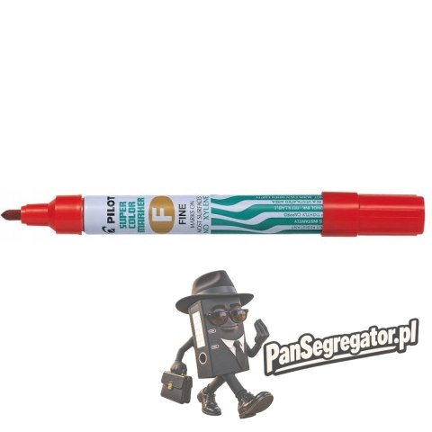 Marker permanentny PILOT SCA-F czerwony PISC-F R