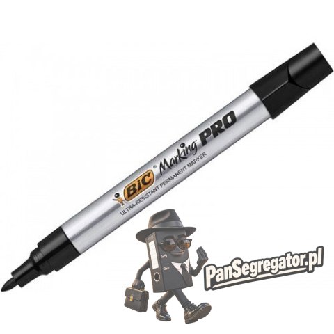 Marker permanentny PRO czarny okrągła końcówka 964800 BIC