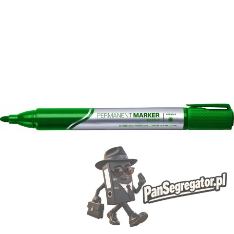 Marker permanentny RMP-1 zielony RYSTOR 432-003