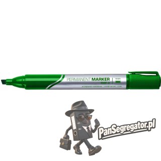 Marker permanentny RMP-2 ścięty zielony RYSTOR 459-003