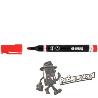 Marker permanentny czerwony okrągła końcówka MM022-05 MEMOBE