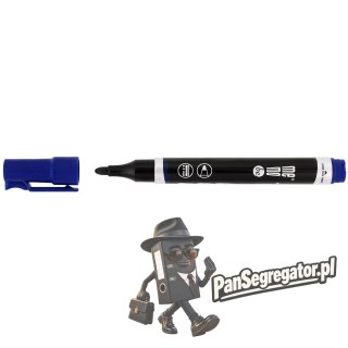 Marker permanentny niebieski okrągła końcówka MM022-03 MEMOBE
