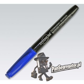 Marker permanentny okrągły PY1002-GY niebieski 71091