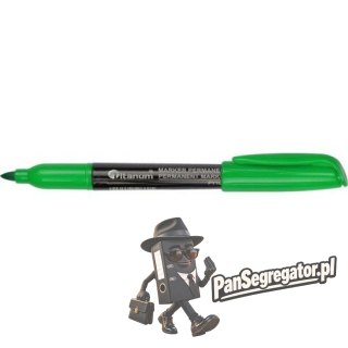Marker permanentny okrągły zielony PY1002-GY TITANUM