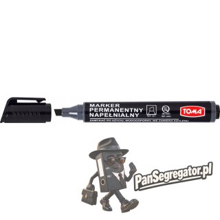Marker permanentny ścięty czarny ARTLINE TO-221 TOMA