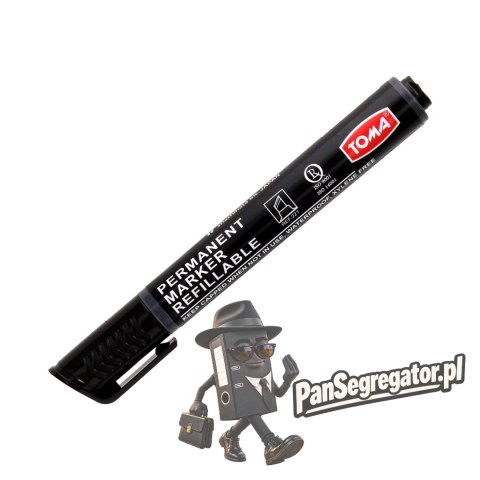 Marker permanentny ścięty czarny ARTLINE TO-221 TOMA