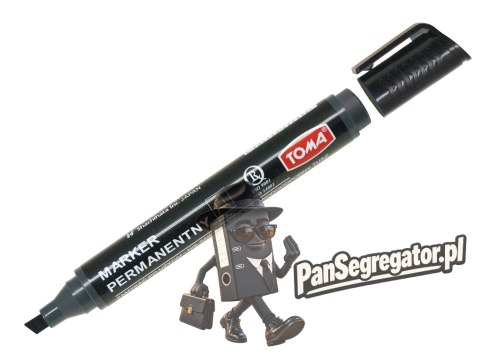 Marker permanentny ścięty czarny ARTLINE TO-221 TOMA