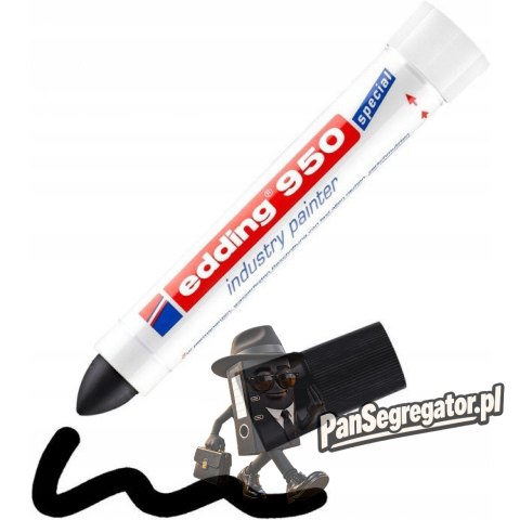 Marker przemysłowy farba w paście 950 czarny 10mm 950/001/C EDDING