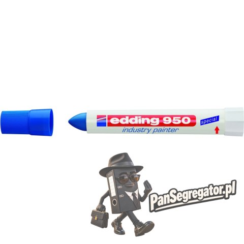 Marker przemysłowy farba w paście 950 niebieski 10mm 950/003/N EDDING