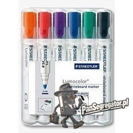 Marker suchościeralny 351 WP6 6szt w etui STAEDTLER
