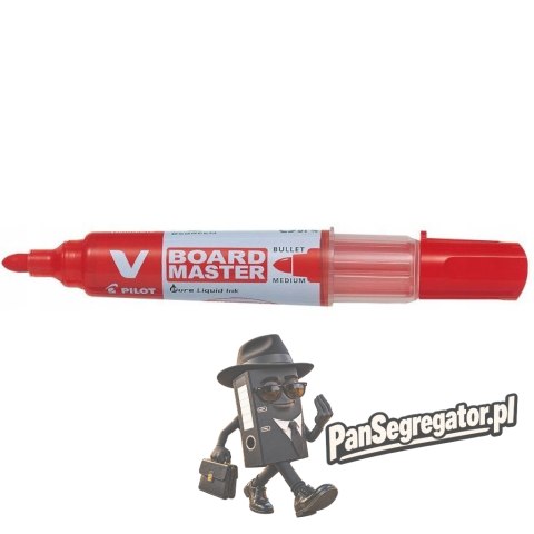 Marker suchościeralny V BOARD MASTER czerwony PIWBMA-VBM-M-R-BG PILOT