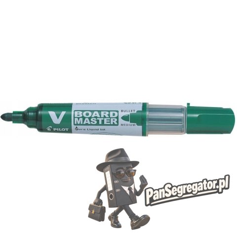 Marker suchościeralny V BOARD MASTER zielony PIWBMA-VBM-M-G-BG PILOT