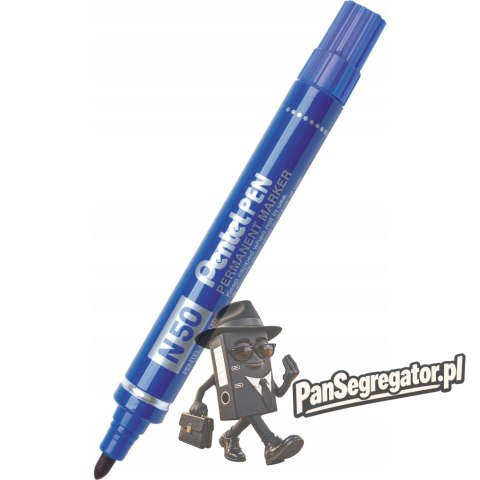 Marker wodoodporny N50-C niebieski PENTEL