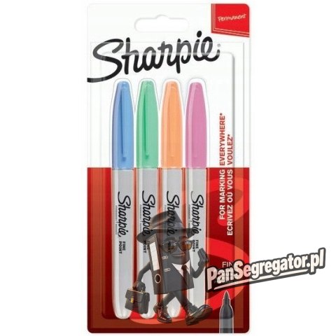 Markery permanentne SHARPIE FINE PASTEL 4kol. 2065402