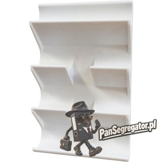 Uchwyt magnetyczny na markery MEMOBE biały na 4 markery 7,5x10,5x2cm MU001