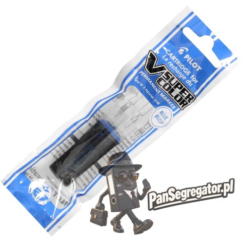 Wkł.do mark.perna. V-SUPER COLOR niebieski PISCAS-VSC-L#