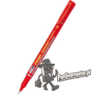 Foliopis wodoodporny czerwony 0,4mm NFS410-B PENTEL